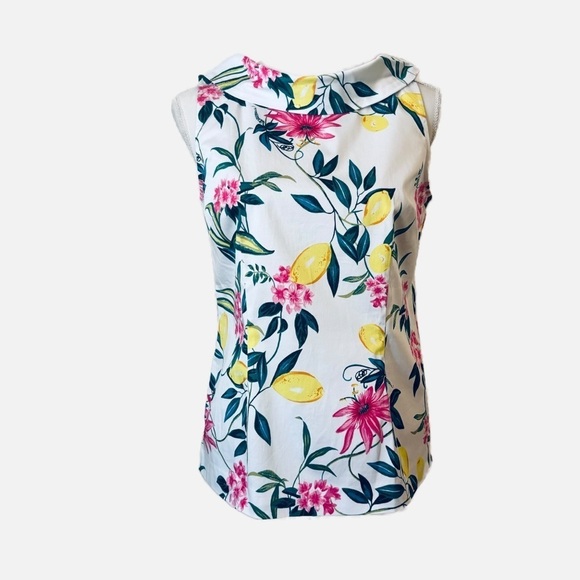 RSVP By Talbots Elegant Lemon Blouse Top Audrey Shell Size 6 NWT - Picture 3 of 12